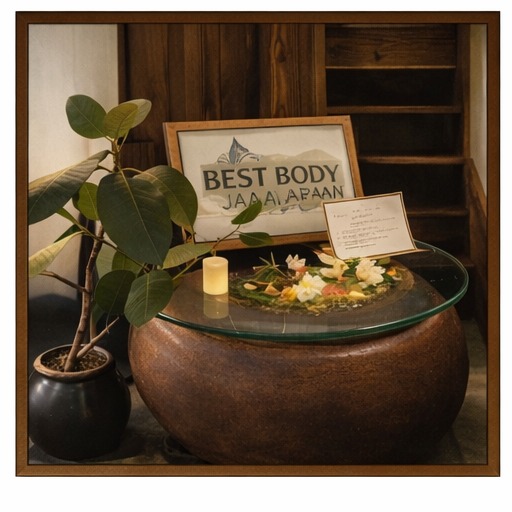 サロンのディスプレイ